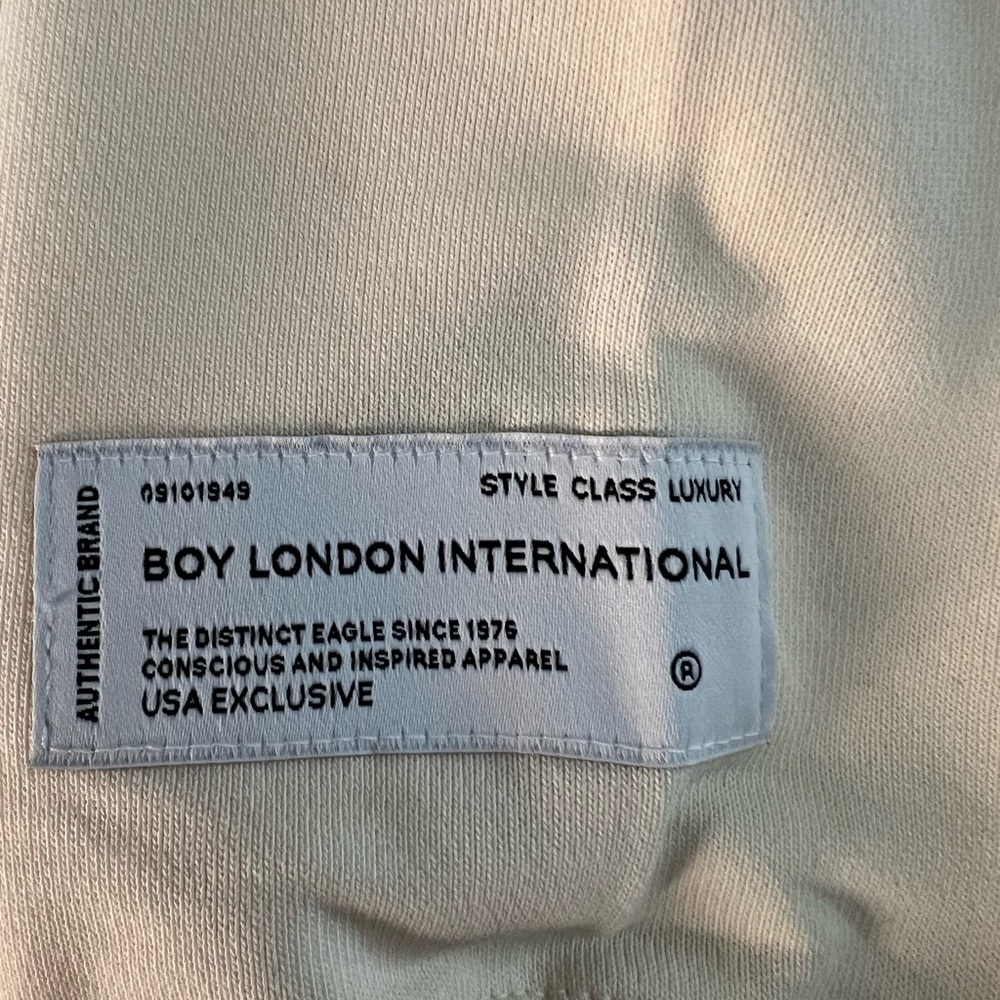 Cream Crewneck Boy London International Sweater